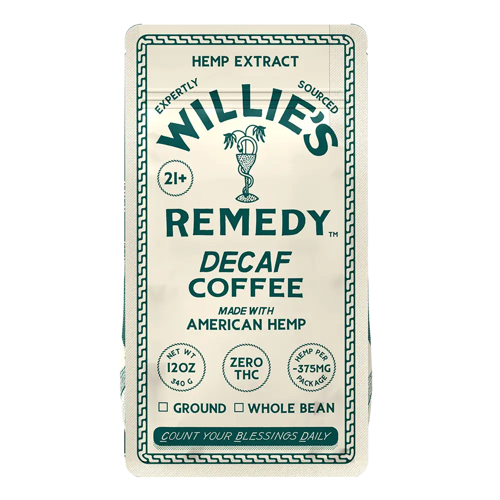 Willie's Remedy 12oz Decaf Roast Coffee