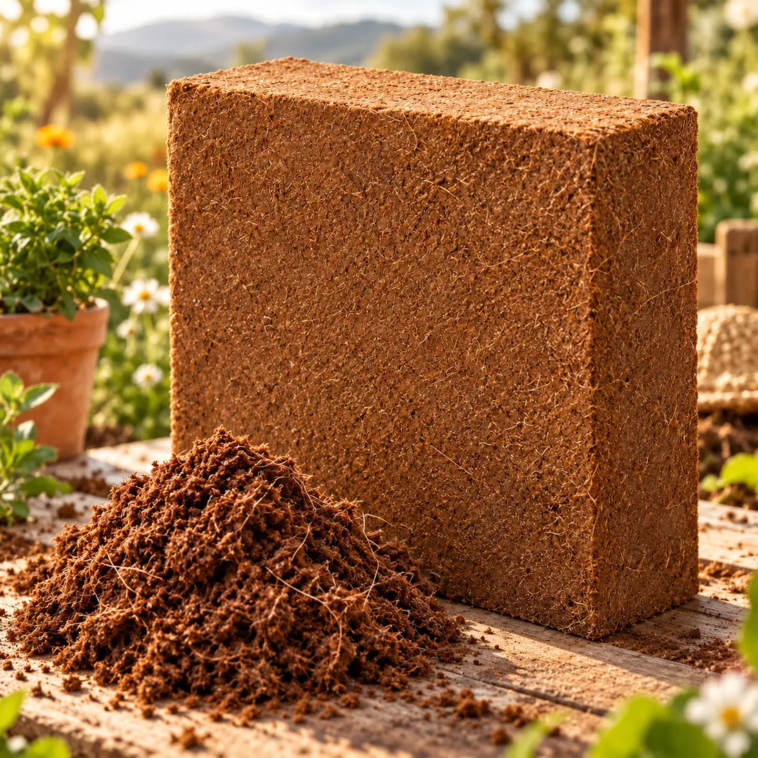 Premium Coco Brick - 10LB Grow Medium