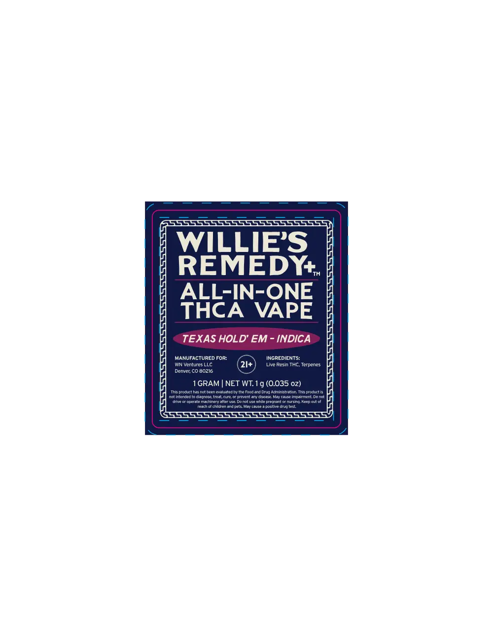THCa 1 Gram Vape - Disposable