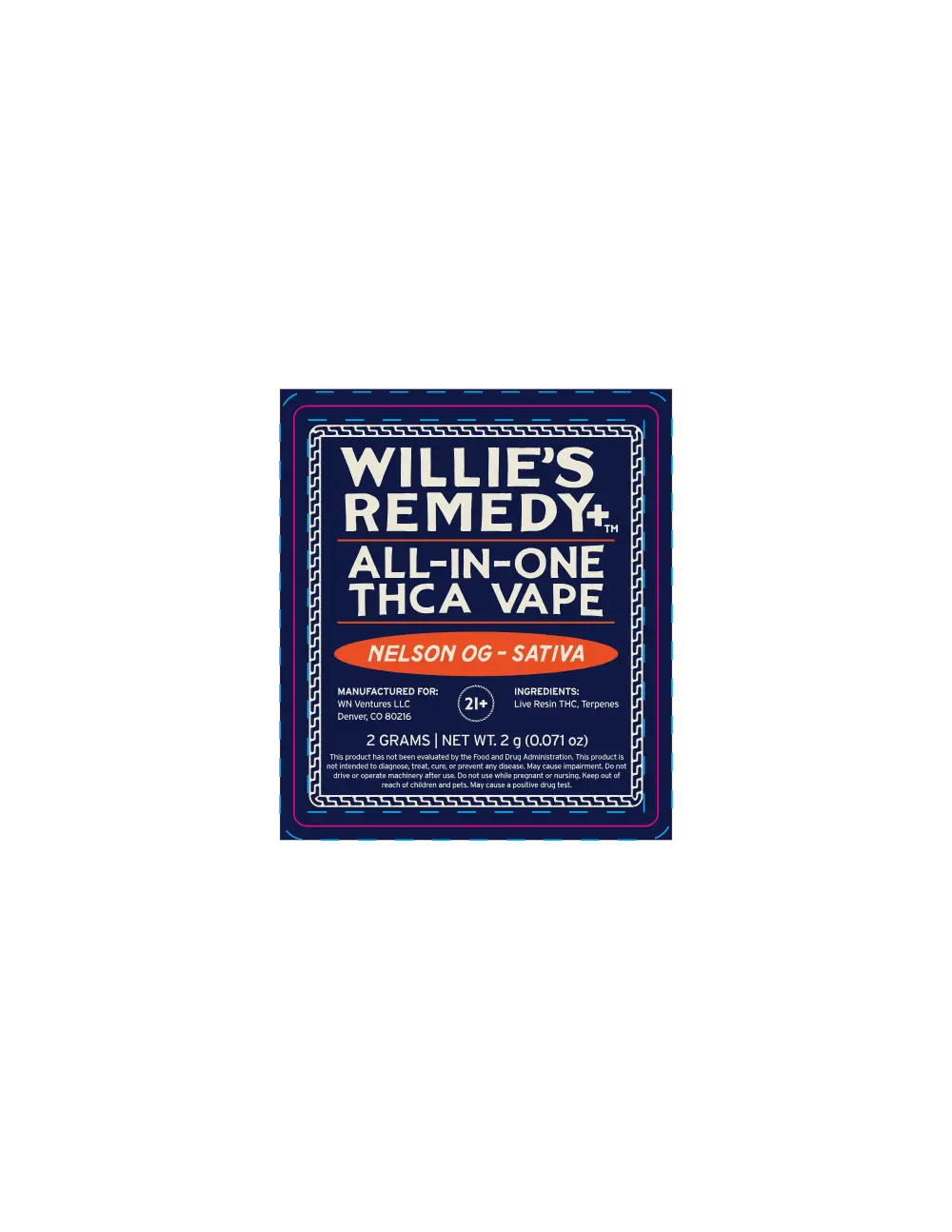 THCa 2 Gram Vape - Disposable