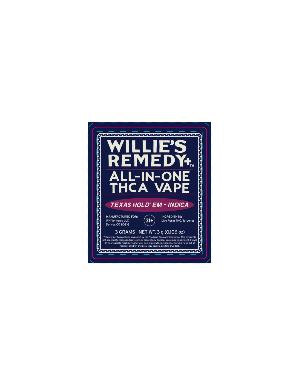THCa 3 Gram Vape - Disposable
